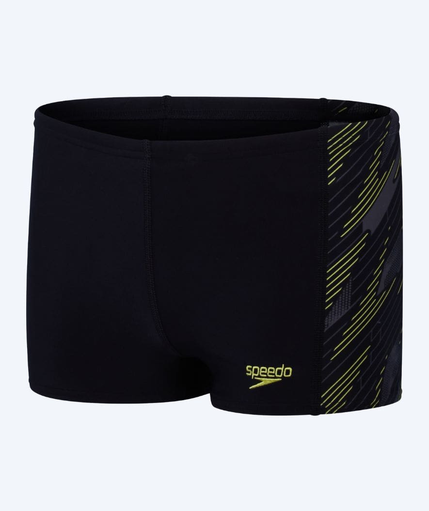 Speedo uimabokserit pojille - Hyperboom Panel - Musta/Keltainen