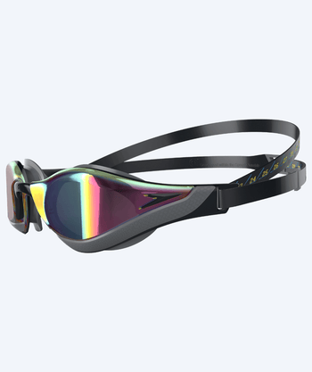 Speedo Elite-uimalasit - Fastskin Pure Focus Mirror - Harmaa/kulta (Mirror linssi)