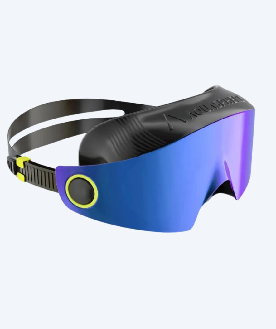 Aquasphere uimamaski - DEFY. Ultra Indigo - Musta/sininen (Mirror linssi)