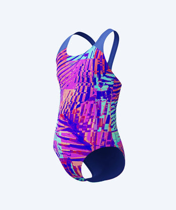 Speedo uimapuku tytöille - Allover Digital Splashback - Violetti/sininen