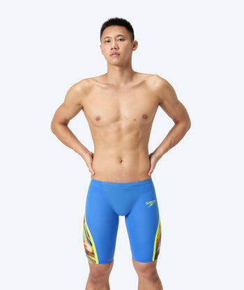 Speedo kilpailu-uimahousut miehille - LZR Pure Intent 2.0 - Vaaleansininen/monivärinen