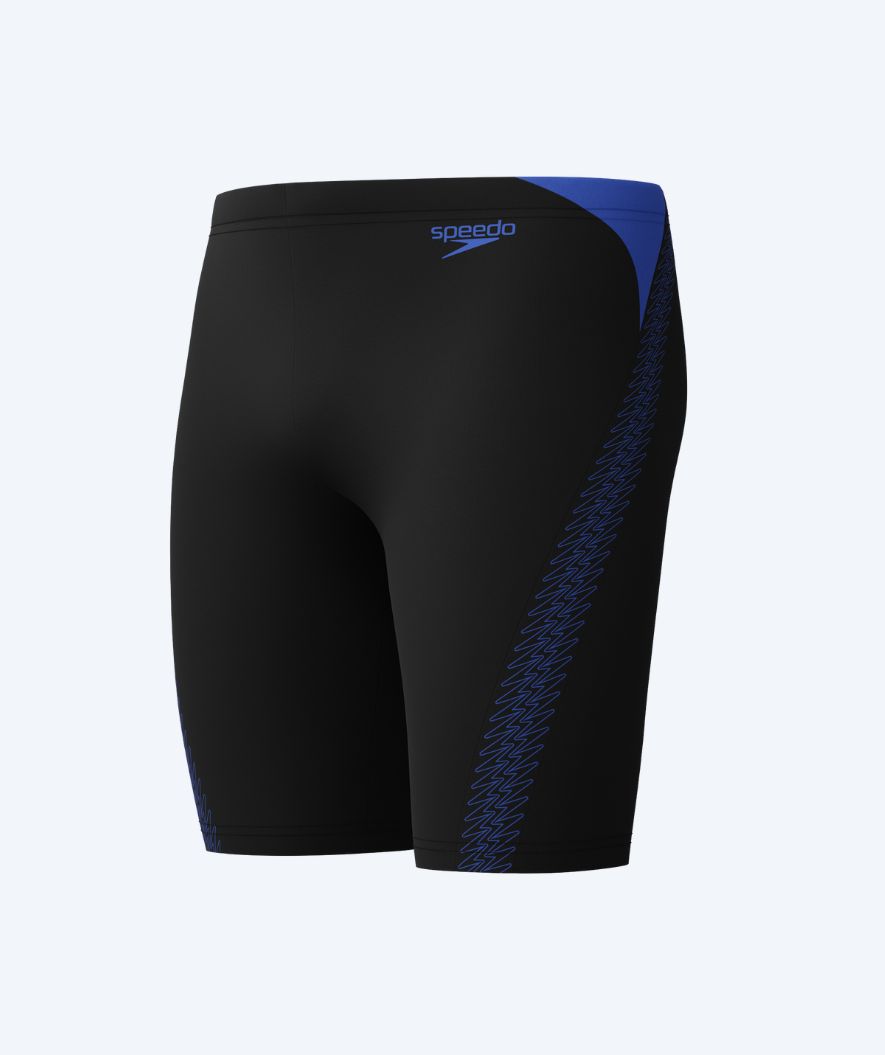 Speedo pitkät uimahousut miehille - Hyperboom Splice - Musta/mørkblå