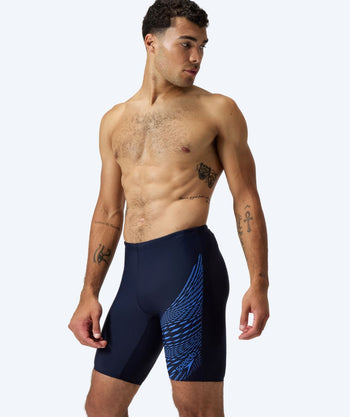 Speedo pitkät uimahousut miehille - Medley Logo - Tummansininen/Vaaleansininen