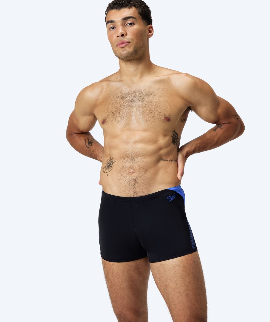 Speedo uimabokserit miehille - Hyperboom Splice - Musta/Sininen