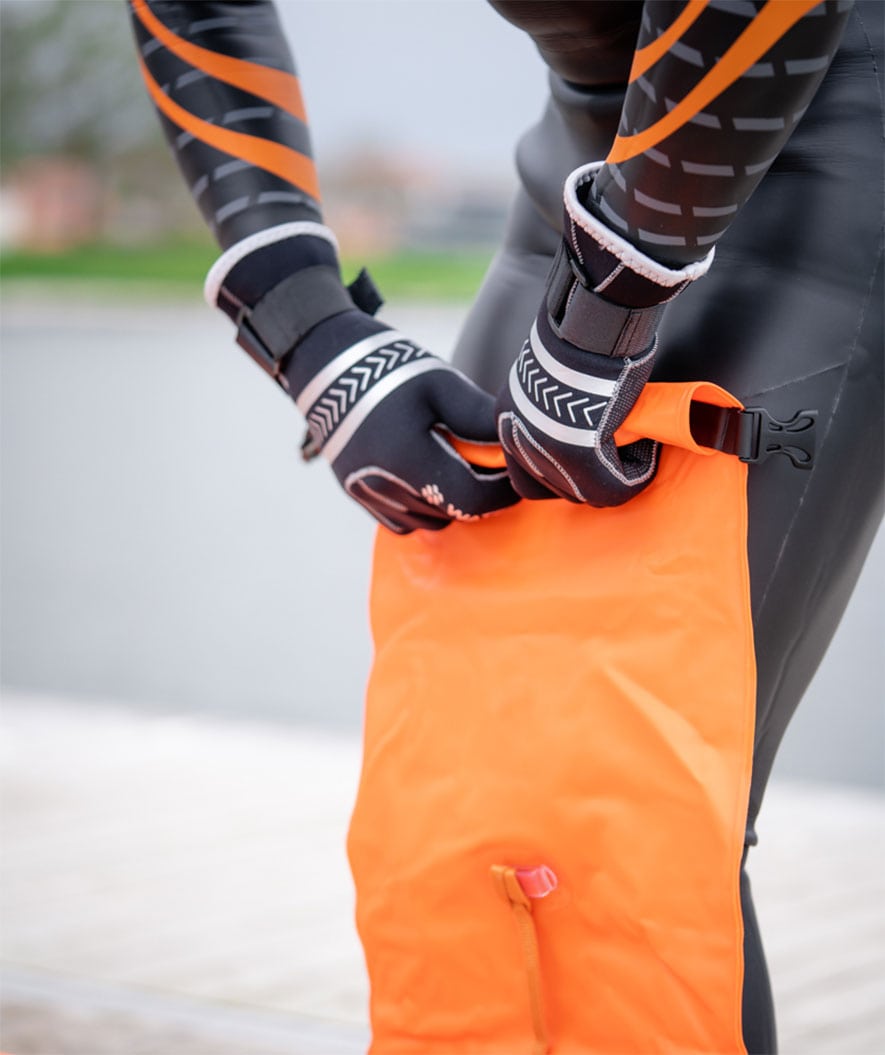 Watery neopreenihanskat - Reptile (3mm) - Musta