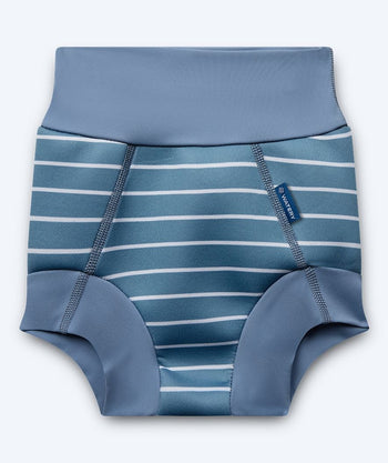 Watery uimavaipat lapsille - Neoprene Swim Nappy - Nordic Blue Stripes
