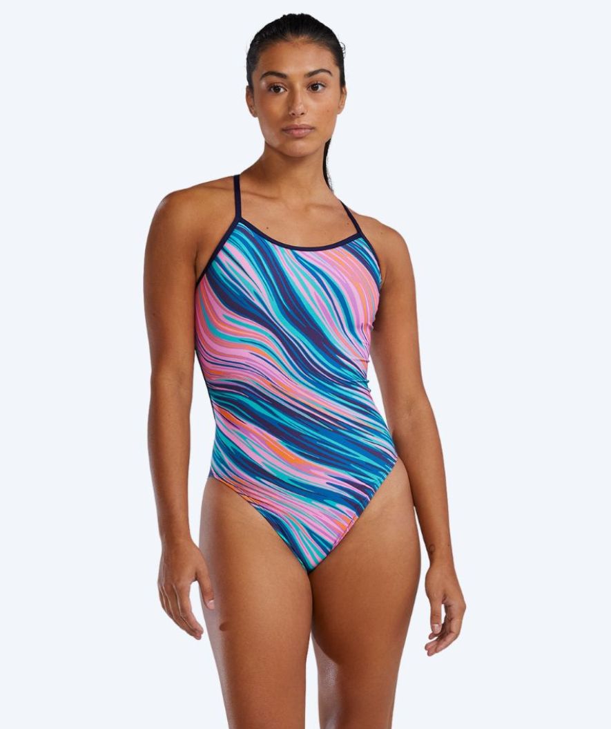 TYR uimapuku naisille - Riptidal Trinityfit - Pinkki/sininen
