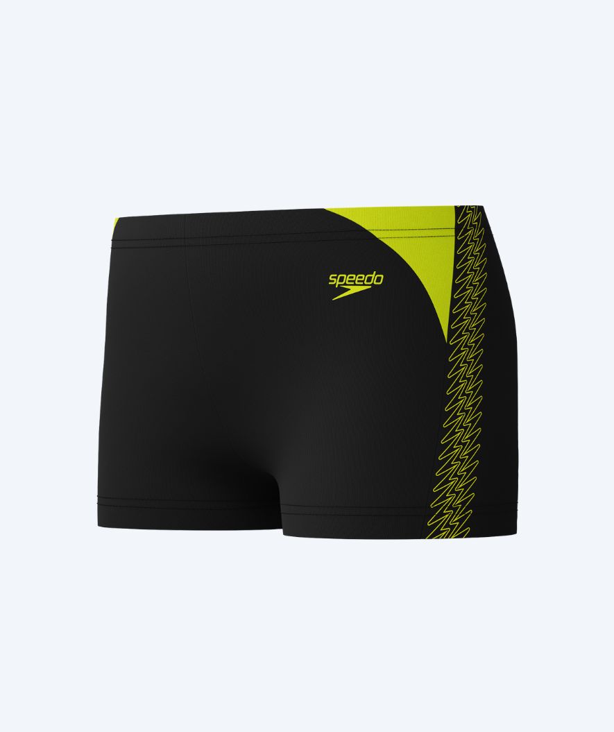 Speedo uimabokserit pojille - Hyperboom Splice - Musta/Keltainen