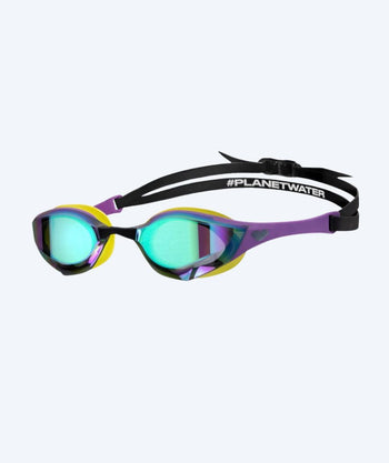 Arena Elite-uimalasit - Cobra Edge SWIPE Mirror - Keltainen/violetti