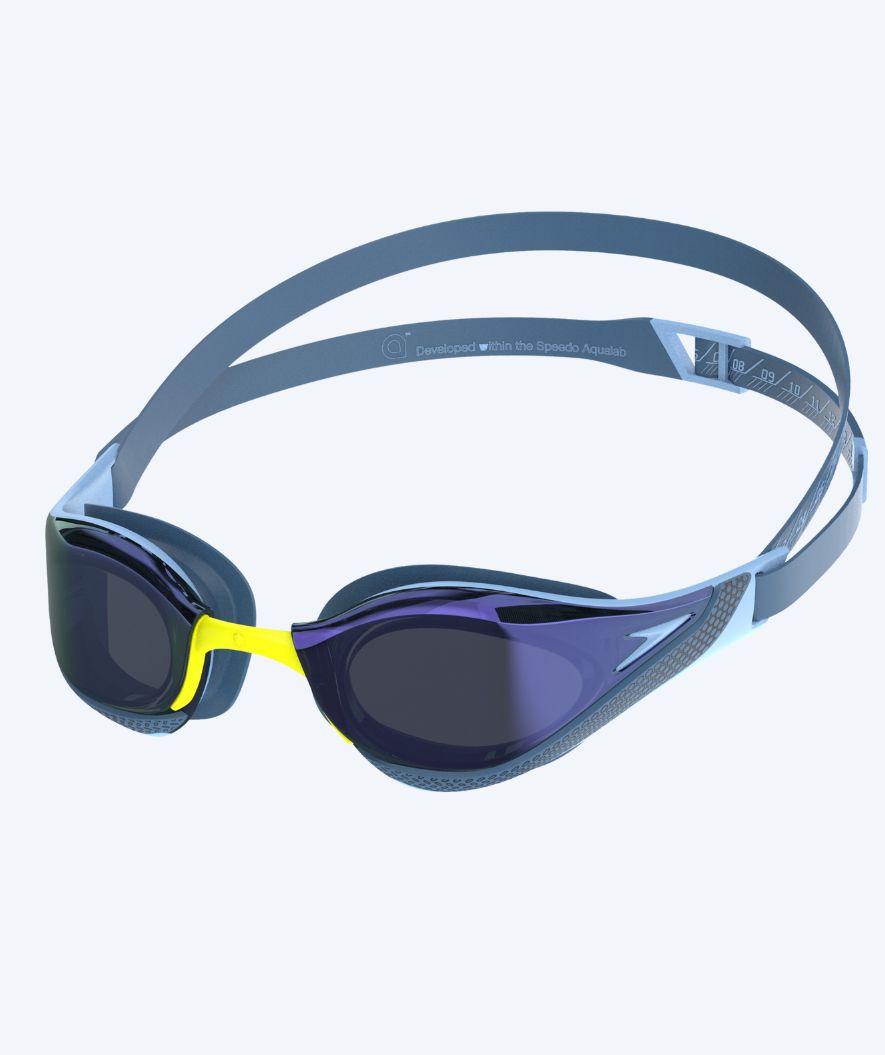 Speedo Elite uimalasit - Fastskin Pure Focus Mirror - sininen/tummansininen