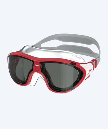 Speedo uimamaski junioreille - Biofuse 2.0 - Punainen (Smoke linssi)
