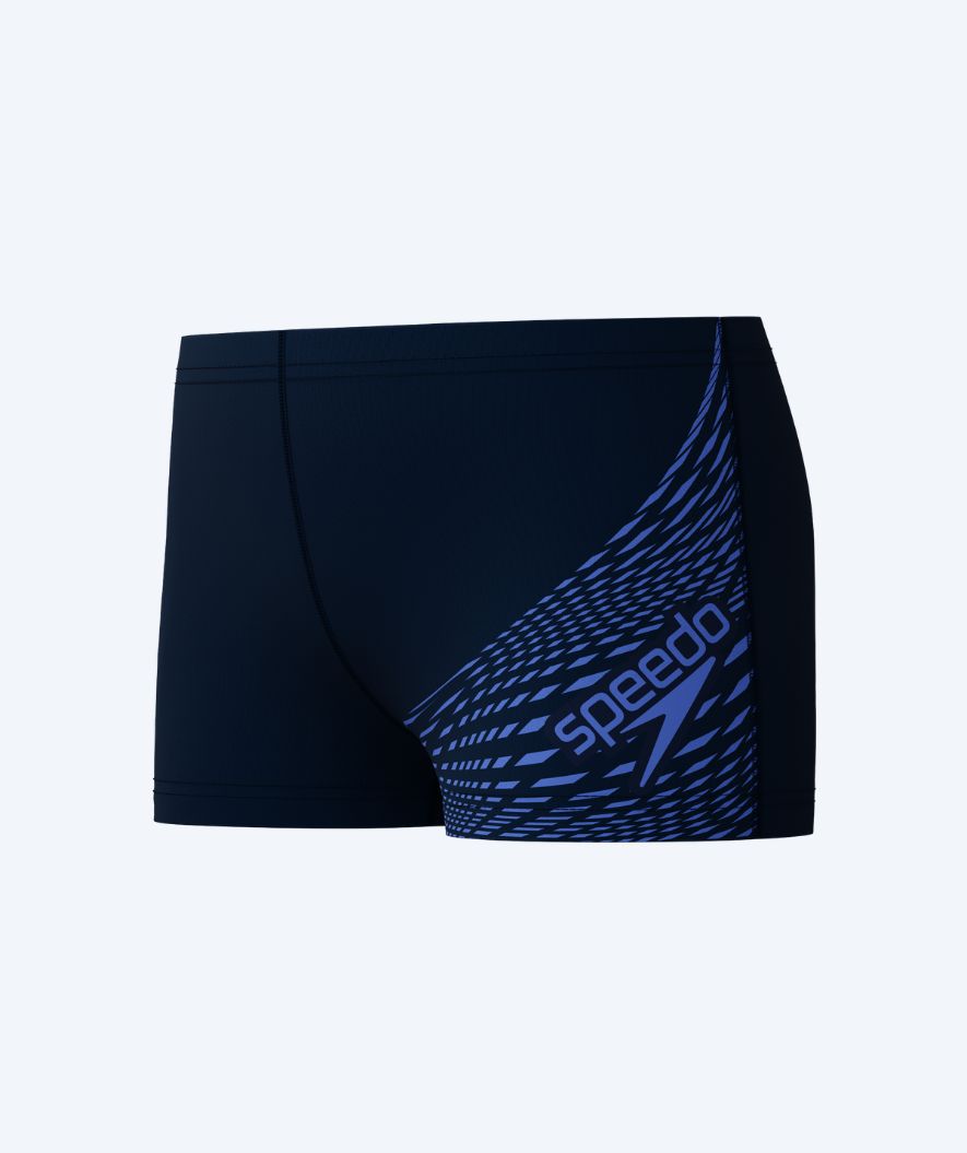Speedo aquashorts pojille - Medley Logo - Tummansininen