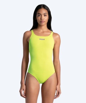 Arena uimapuku naisille - Team Swim Pro Solid - Vihreä