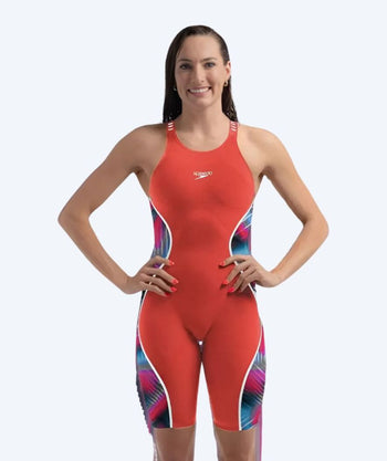 Speedo kilpailu-uimapuku naisille - LZR Pure Intent 2.0 - Punainen/monivärinen