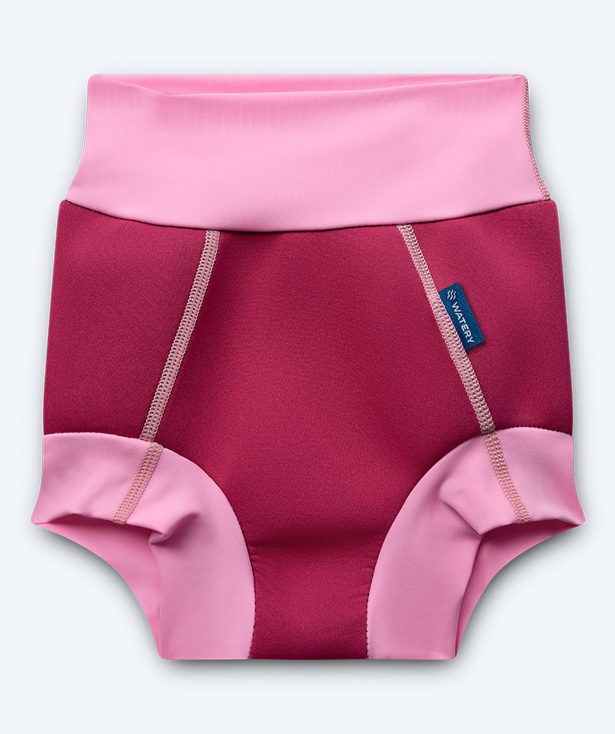 Watery uimavaipat lapsille - Neoprene Swim Nappy - Atlantic Pinkki