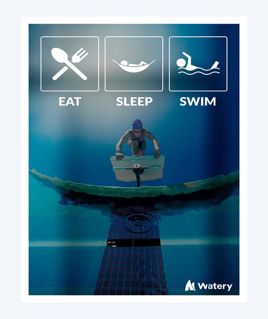Watery uintijuliste - Eat - Sleep - Swim