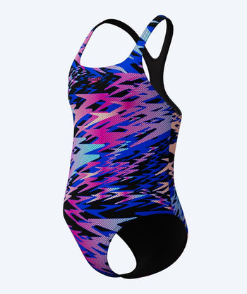 Speedo uimapuku tytöille - Hyperboom Print Medalist - Sininen/pinkki