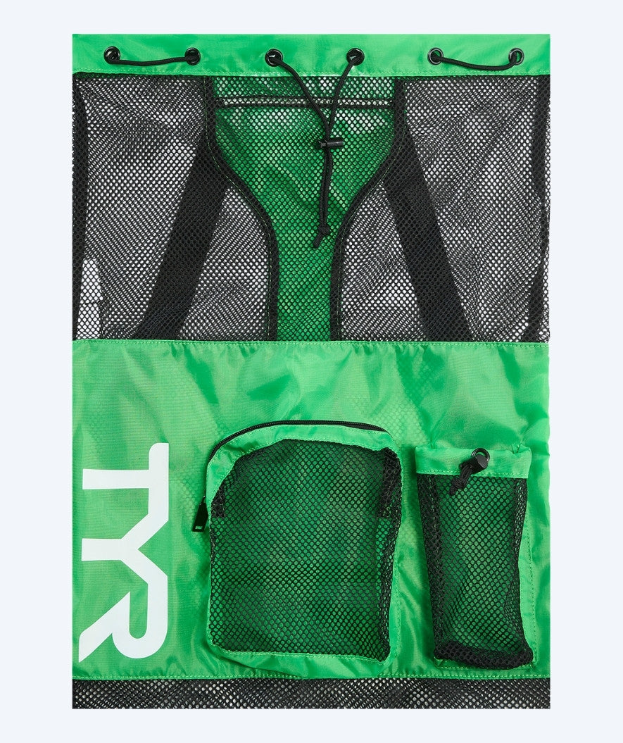 TYR verkkokassi - Big Mesh Mummy 40L - Vihreä/musta