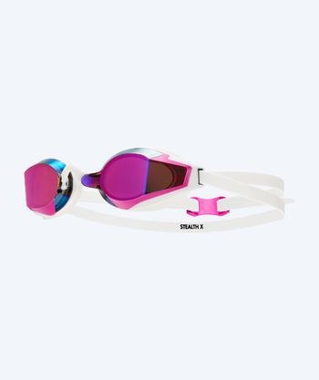 TYR uimalasit - Stealth X Mirrored - Valkoinen/pinkki