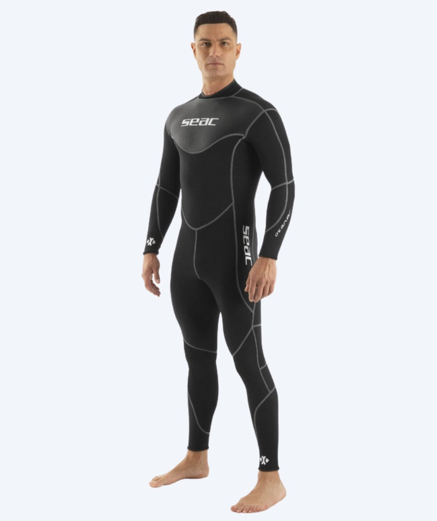 SEAC märkäpuku miehille - Sense 3 MM - Musta/harmaa