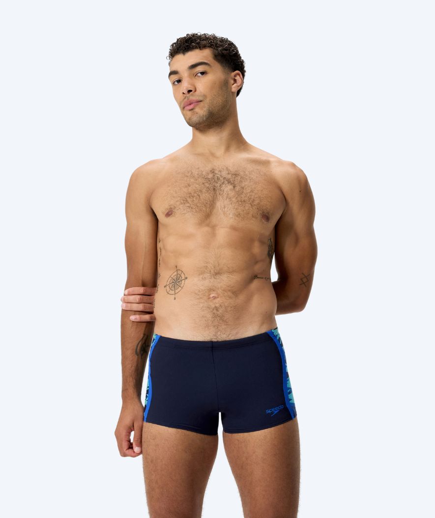 Speedo uimabokserit miehille - Hyperboom Splice - Tummansininen/Vaaleansininen