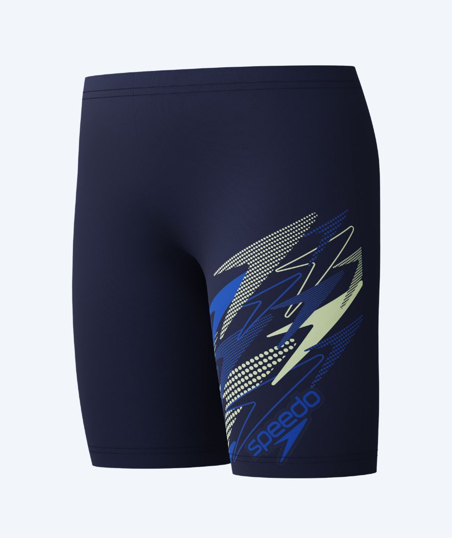 Speedo pitkät uimahousut pojille - Medley Logo - Tummansininen/Sininen