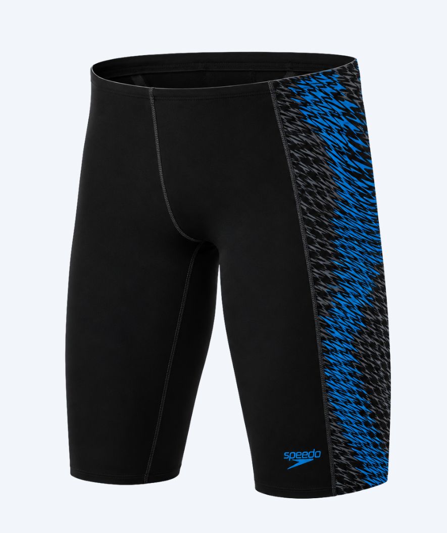 Speedo pitkät uimahousut miehille - Endurance Max Tech Pannel - Musta/Tummansininen