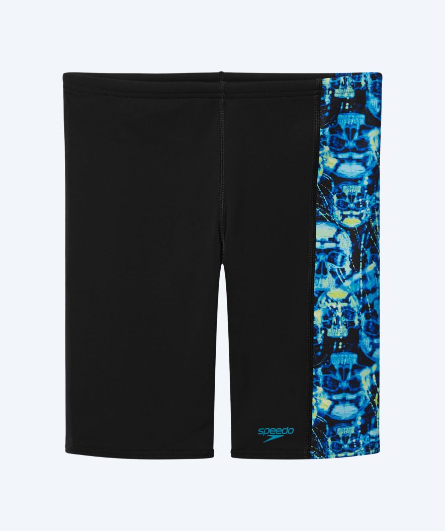 Speedo pitkät uimahousut pojille - Print Panel - Musta/Sininen