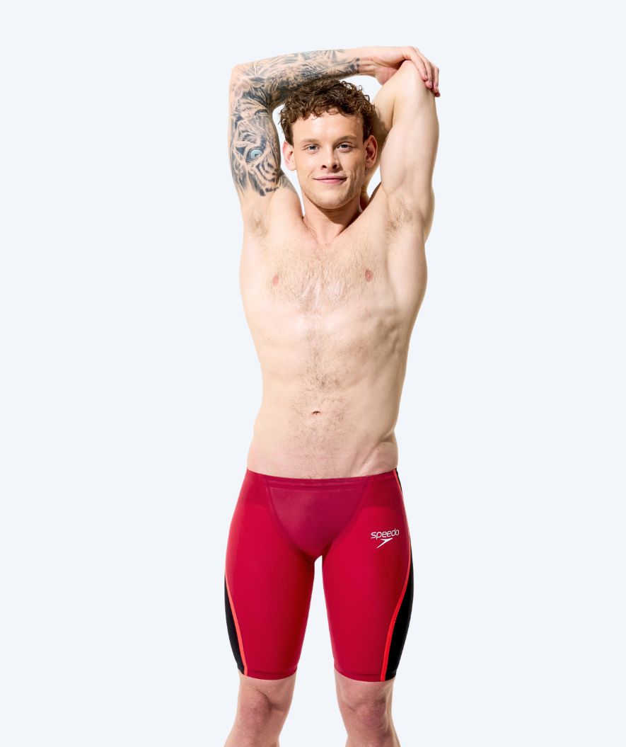 Speedo kilpauimahousut miehille - LZR Pure Intent 2.0 - Tummanpunainen/Musta