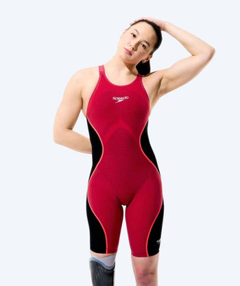 Speedo kilpauimapuku naisille - LZR Pure Intent 2.0 - Tummanpunainen/Musta