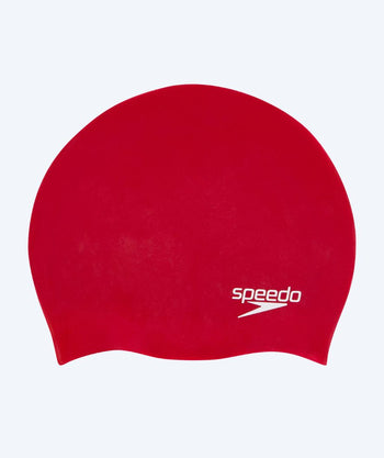 Speedo uimalakki junioreille (6-16) - Plain - Punainen