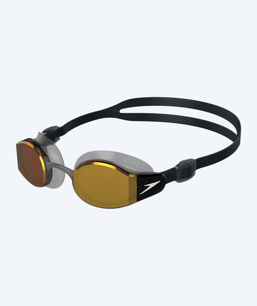 Speedo uimalasit kuntoiluun - Mariner Pro Mirror - Musta/Kulta
