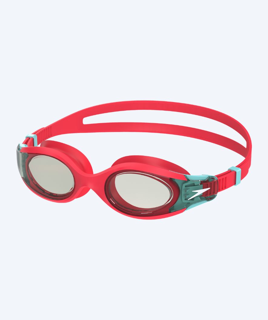 Speedo uimalasit lapsille (6-14) - Hydrosity 2.0 - Punainen/Vaaleansininen (Smoke linssi)