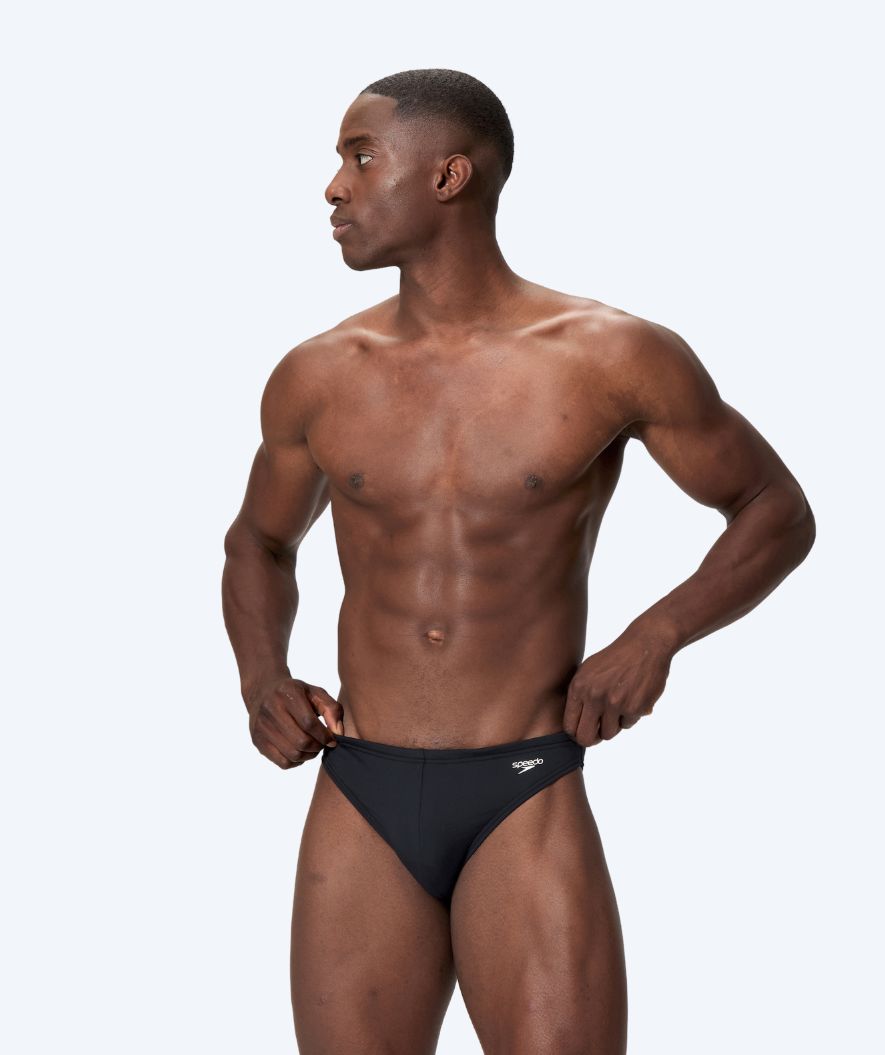 Speedo kolmiomalliset uimahousut miehille - Solid - Musta