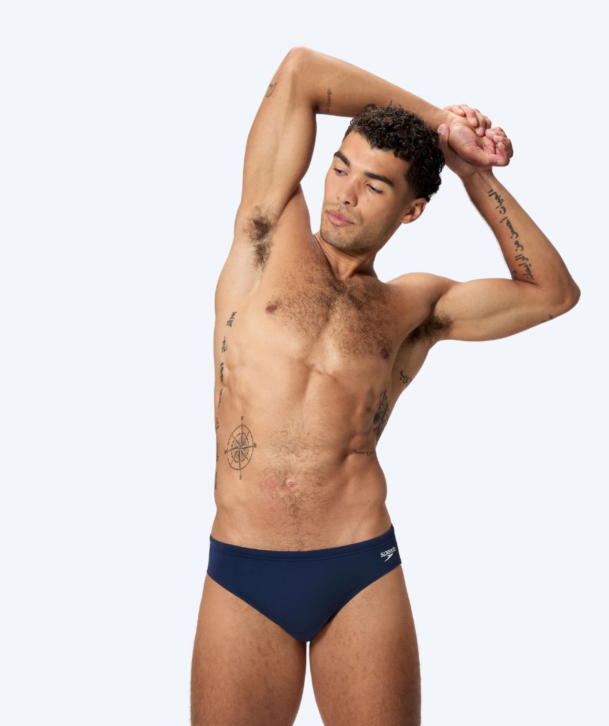 Speedo kolmiomalliset uimahousut miehille - Endurance Logo - Tummansininen