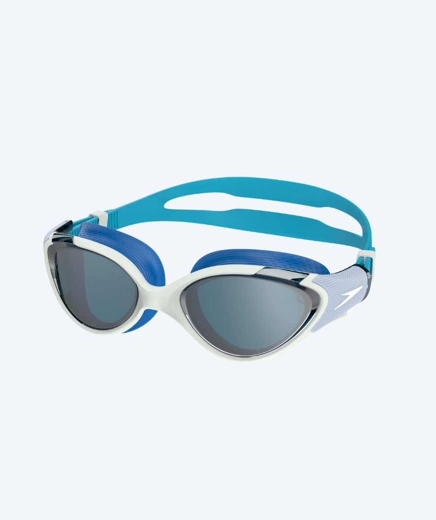 Speedo uimalasit kuntoiluun naisille - Biofuse 2.0 Mirror - Tummansininen/Vaaleansininen