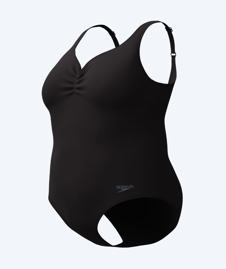 Speedo uimapuku plus size naisille - Shaping AquaNite - Musta