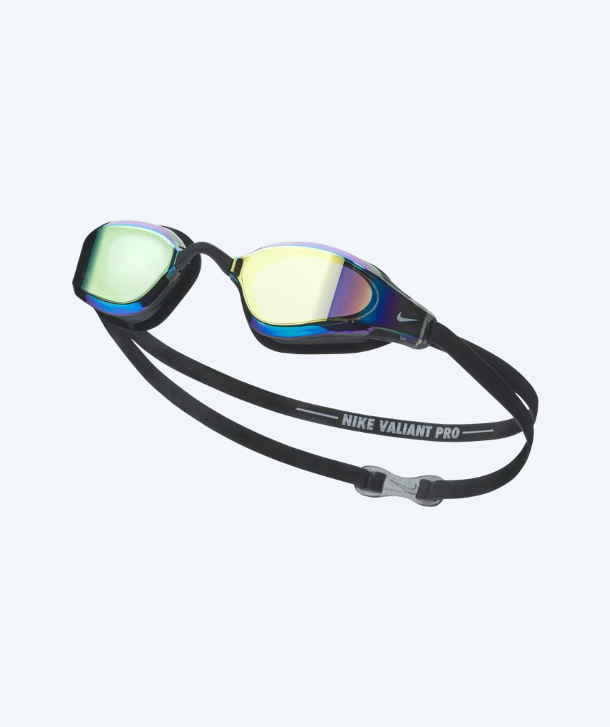 Nike Elite-uimalasit - Valiant Pro Mirror - Musta/Kulta