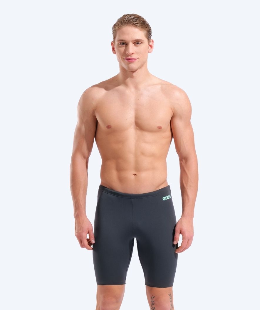 Arena pitkät uimahousut miehille - Team Swim Solid - Tummanharmaa