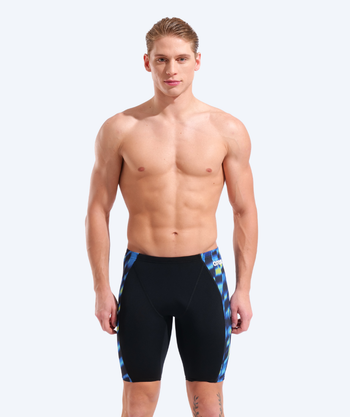 Arena pitkät uimahousut miehille - Wave Swim - Musta/monivärinen (Limited 2026)