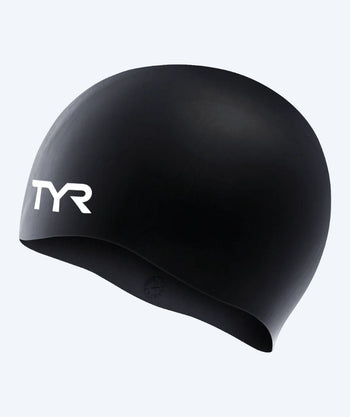 TYR uimalakki junioreille (8-16) - Silicone - Musta