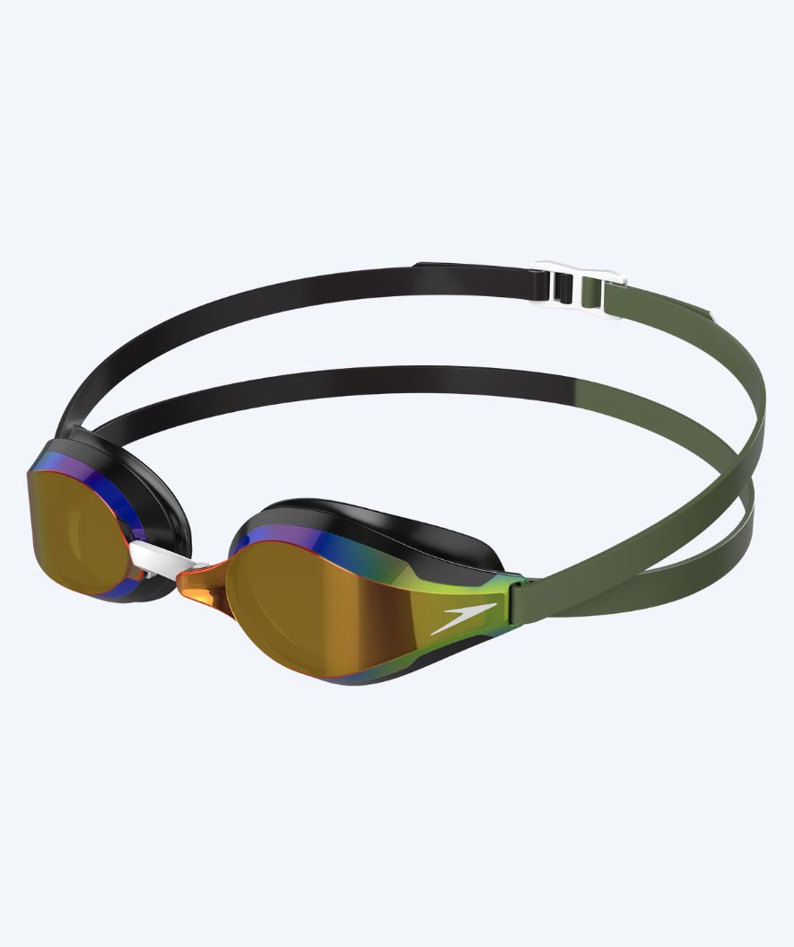 Speedo Elite-uimalasit - Fastskin Speedsocket 2 Mirror - Vihreä/musta