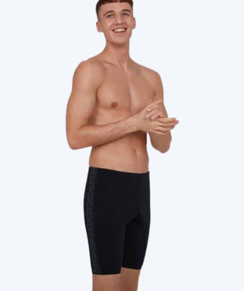 Speedo pitkät uimahousut miehille - Boomstar Splice - Musta/Harmaa