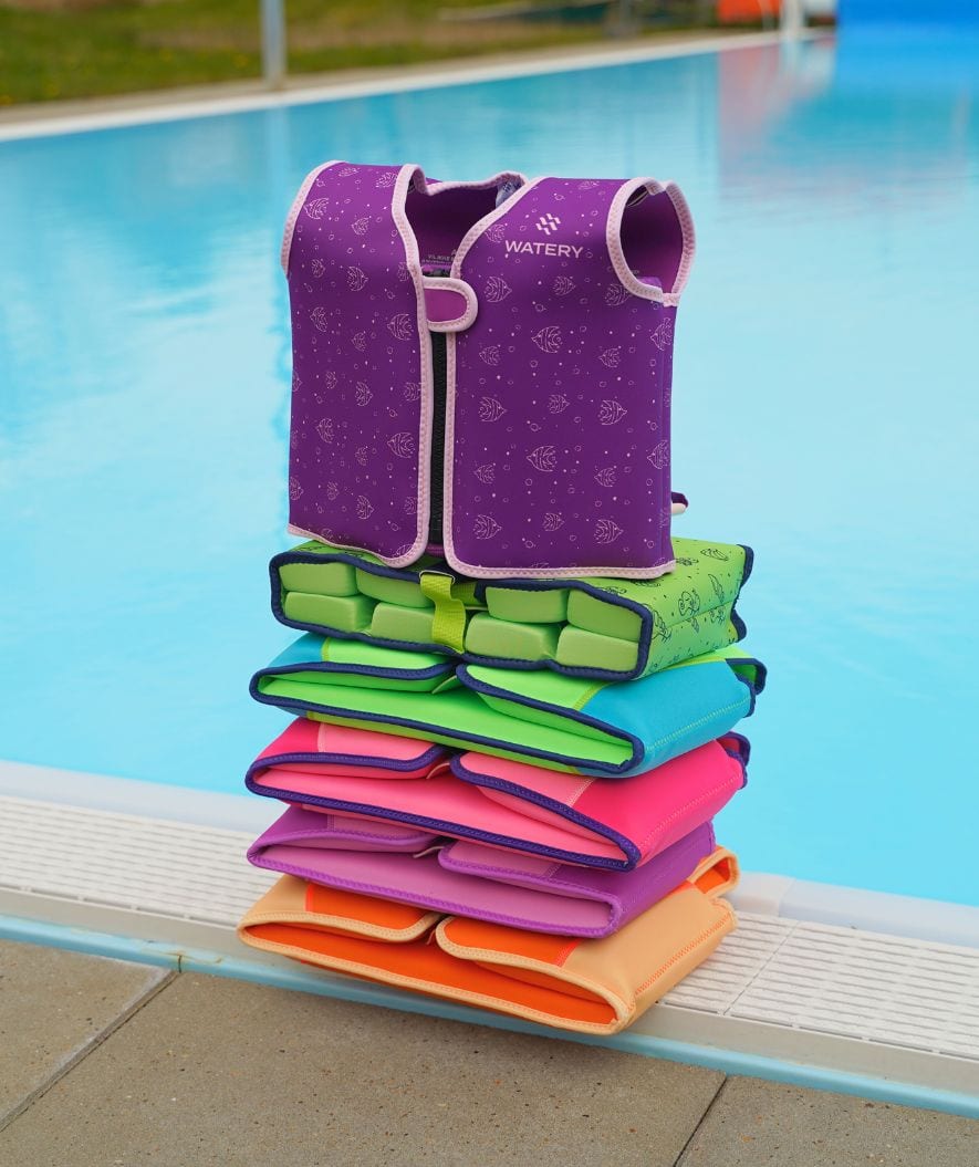 Watery uimaliivit lapsille (1-6) - Splashy - Violetti