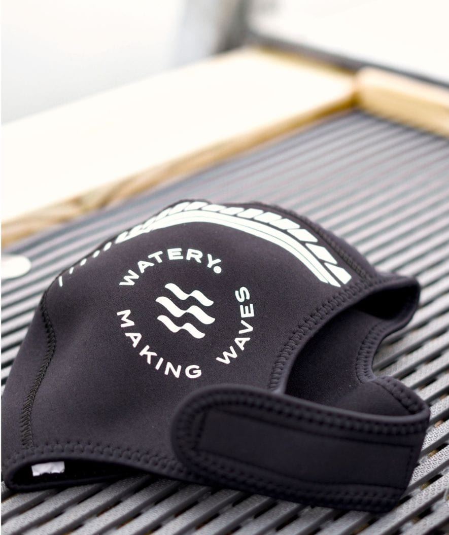 Watery neoprensetti - Thermal Reptile (3 mm) - Musta/hopea