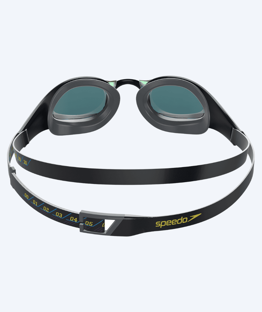 Speedo Elite-uimalasit - Fastskin Pure Focus Mirror - Harmaa/kulta (Mirror linssi)