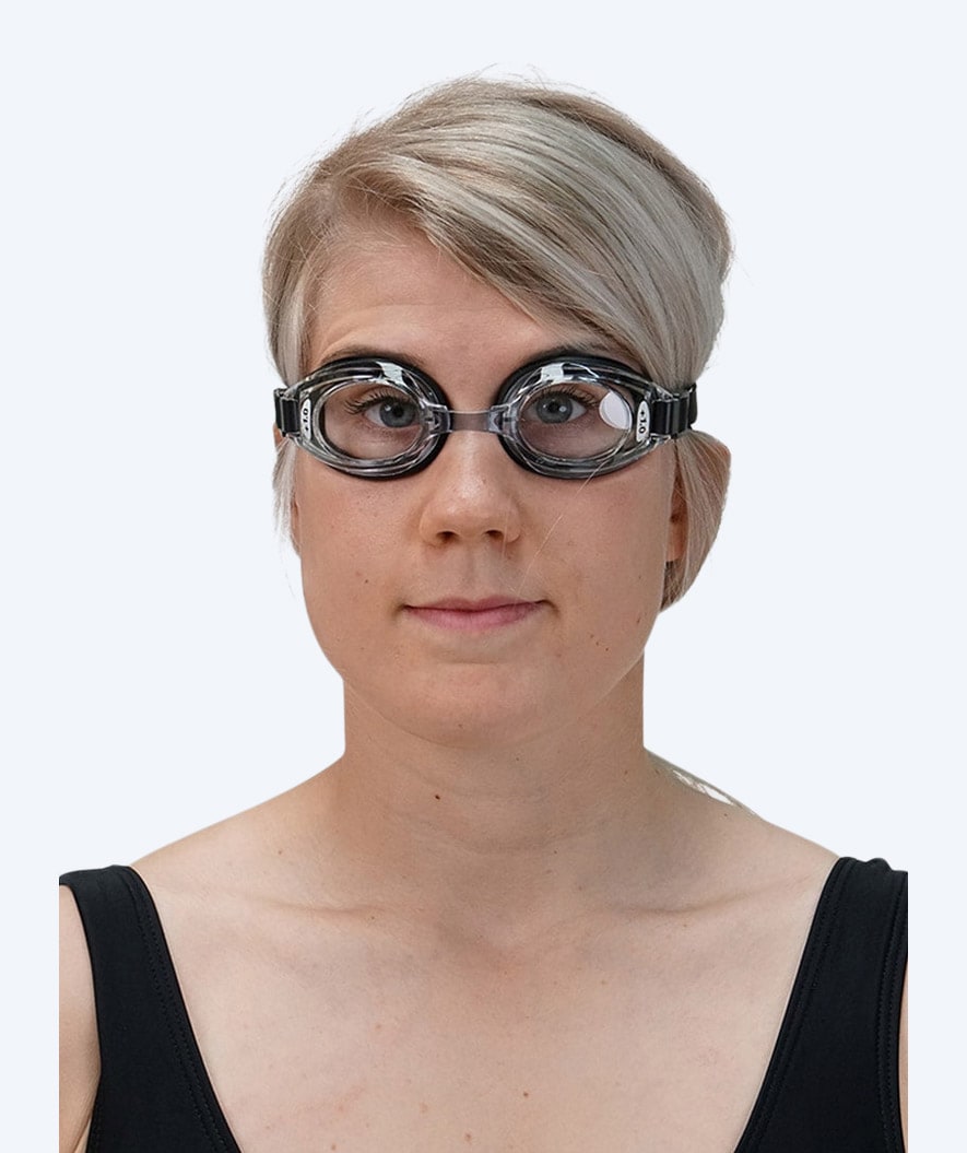 Eyeline likinäkö uimalasit vahvuuksilla aikuisille - (-1.5) - (-10.0) -Tummansininen