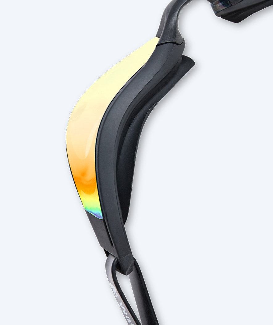 Watery uimalasit - Instinct Ultra Mirror - Musta/kulta