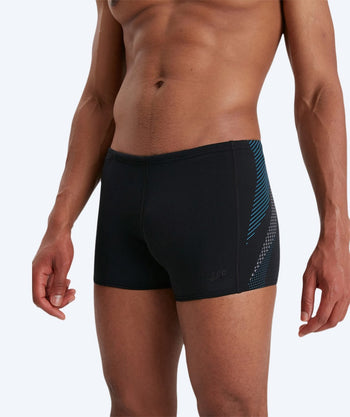Speedo aquashorts miehille - Tech Panel - Musta/sininen