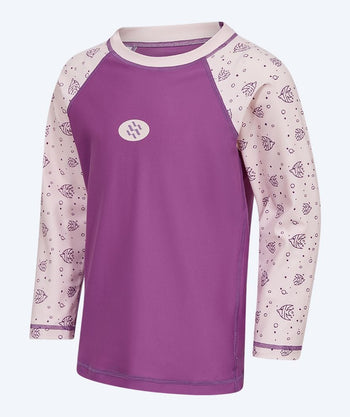 Watery UV-paita lapsille - Brandman pitkähihainen Rashguard - Pinkki/violetti